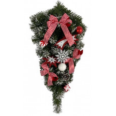 RED & WHITE ALBERO CAPOVOLTO CM.60 (6pz)